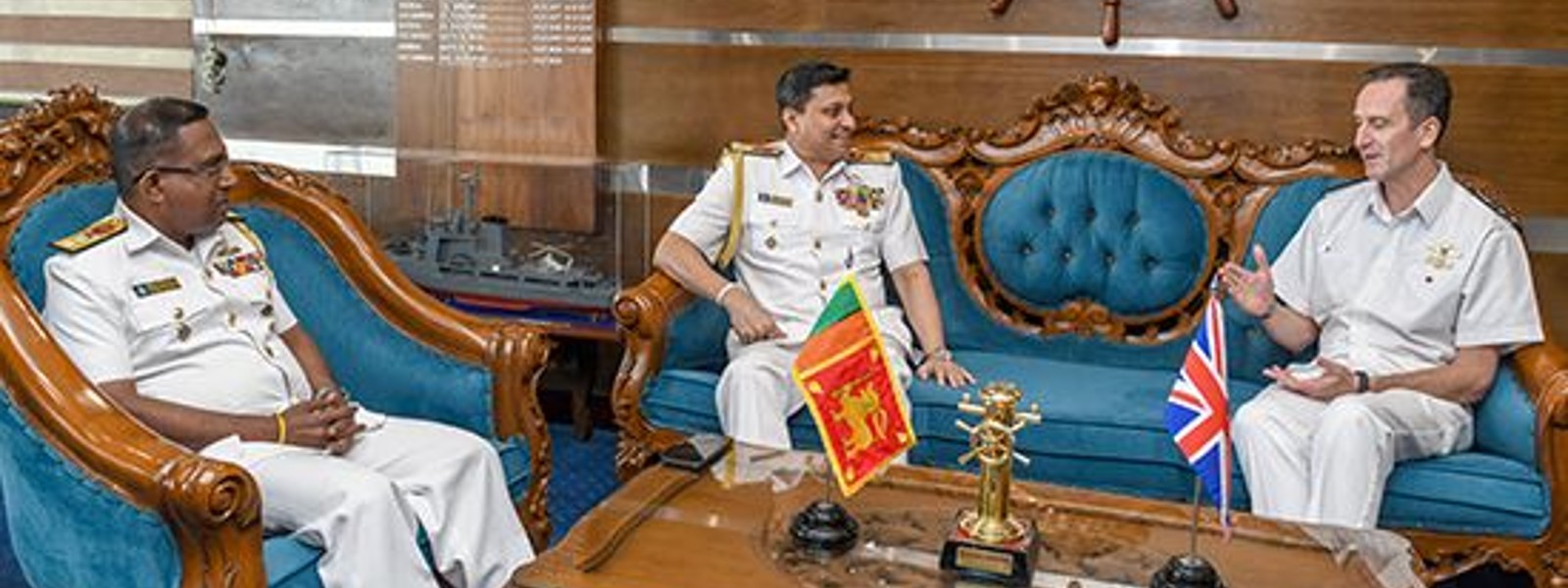 UKs Chief Hydrographer meets Navy Chief